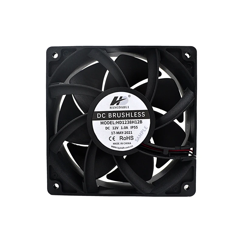 Mining machine 120x120 3600rpm hvls fan waterproof IP55 120mm case fan 12038 brushless fan ball
Mining machine 120x120 3600rpm hvls fan waterproof IP55 120mm case fan 12038 brushless fan ball