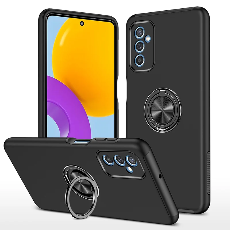 Dual layer Hybrid Precious Hole Phone Case Cover for Samsung M52 5G A03S with 360 Adjustable Rotating Ring
Dual layer Hybrid Precious Hole Phone Case Cover for Samsung M52 5G A03S with 360 Adjustable Rotating Ring