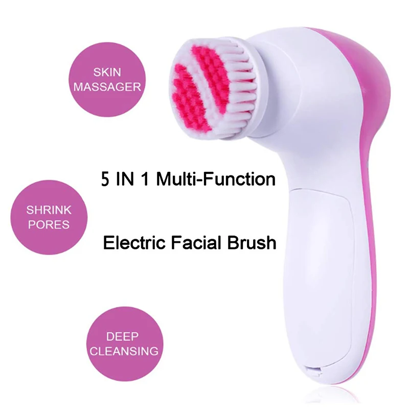 Wemay Hot Quality Facial Brush Cleanser Facial Massager Deeply Ceans Facial Dirt Wash a Face Artifact, Pink
Wemay Hot Quality Facial Brush Cleanser Facial Massager Deeply Ceans Facial Dirt Wash a Face Artifact, Pink