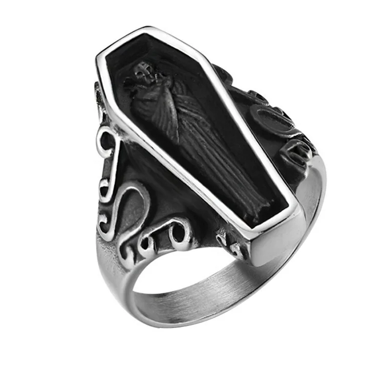 Personality Retro Punk Fashion Stainless steel ring hiphop jewelry Cross Men Hips Hop Punk Band Ring, As photo
Personality Retro Punk Fashion Stainless steel ring hiphop jewelry Cross Men Hips Hop Punk Band Ring, As photo