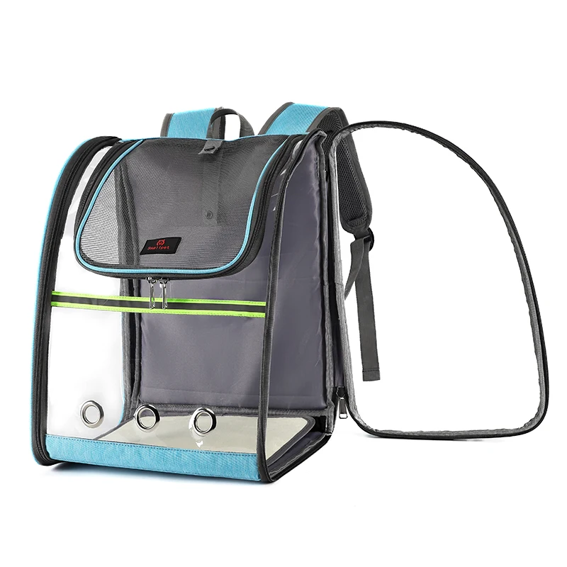 Pet supplies transparent pet bag PVC dog bag cat backpack foldable cat bag space capsule out portable pet box
Pet supplies transparent pet bag PVC dog bag cat backpack foldable cat bag space capsule out portable pet box