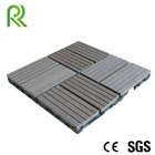 Decking Tile Decking Anti-skid Wpc Diy Decking Tile 300x300mm With OEM Sevice
