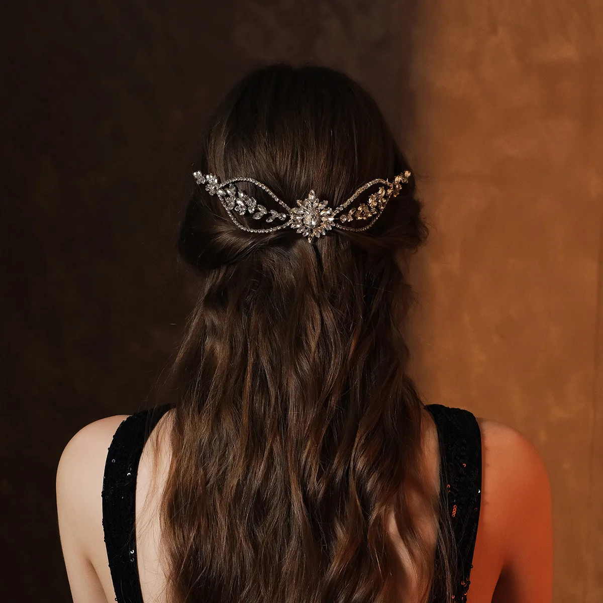 Luxury Bride Handmade Gold Silver Hair Jewelry Accessories Rhinestone Bridal Wedding Crystal Hair Comb For Bridal
Luxury Bride Handmade Gold Silver Hair Jewelry Accessories Rhinestone Bridal Wedding Crystal Hair Comb For Bridal
