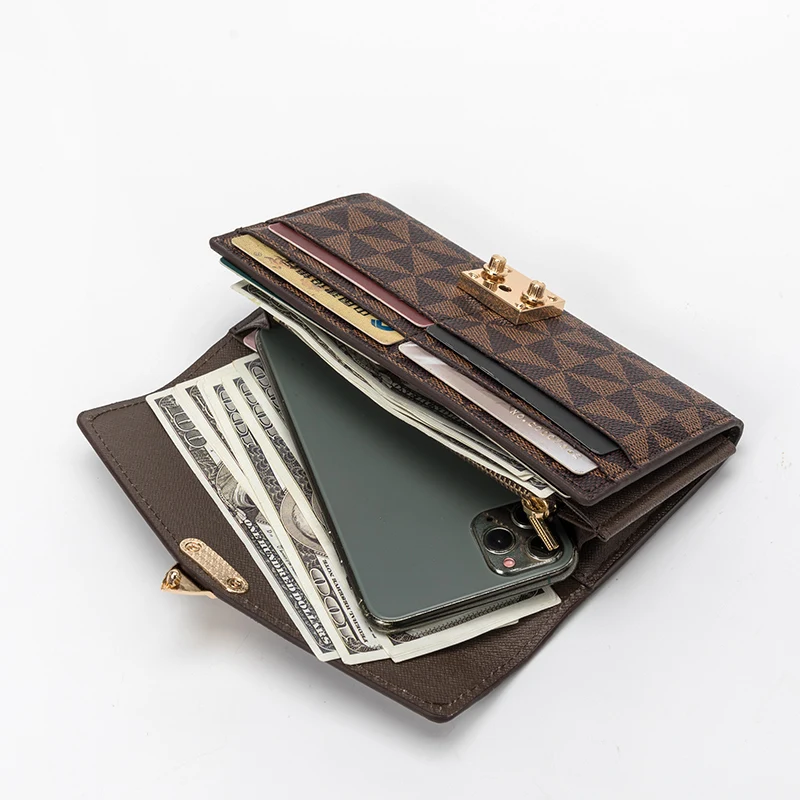 Amazon hot sale fashion zipper wallet women's ladies wallet simple, Brown/beige/blue/print
Amazon hot sale fashion zipper wallet women's ladies wallet simple, Brown/beige/blue/print