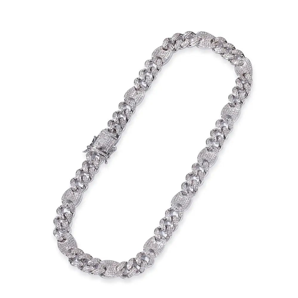 18inches Mixed Colors Hiphop AAA Zircon Chains Cuban Coffee Bean Link Chains, Gold,silver,gold mixed silver
18inches Mixed Colors Hiphop AAA Zircon Chains Cuban Coffee Bean Link Chains, Gold,silver,gold mixed silver