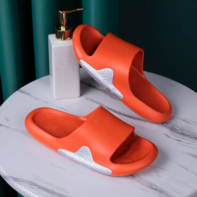 Bathroom Slippers Breathable Trendy Summer Flat Slippers Men Summer Washable Indoor EVA slippers, 1pairs
Bathroom Slippers Breathable Trendy Summer Flat Slippers Men Summer Washable Indoor EVA slippers, 1pairs