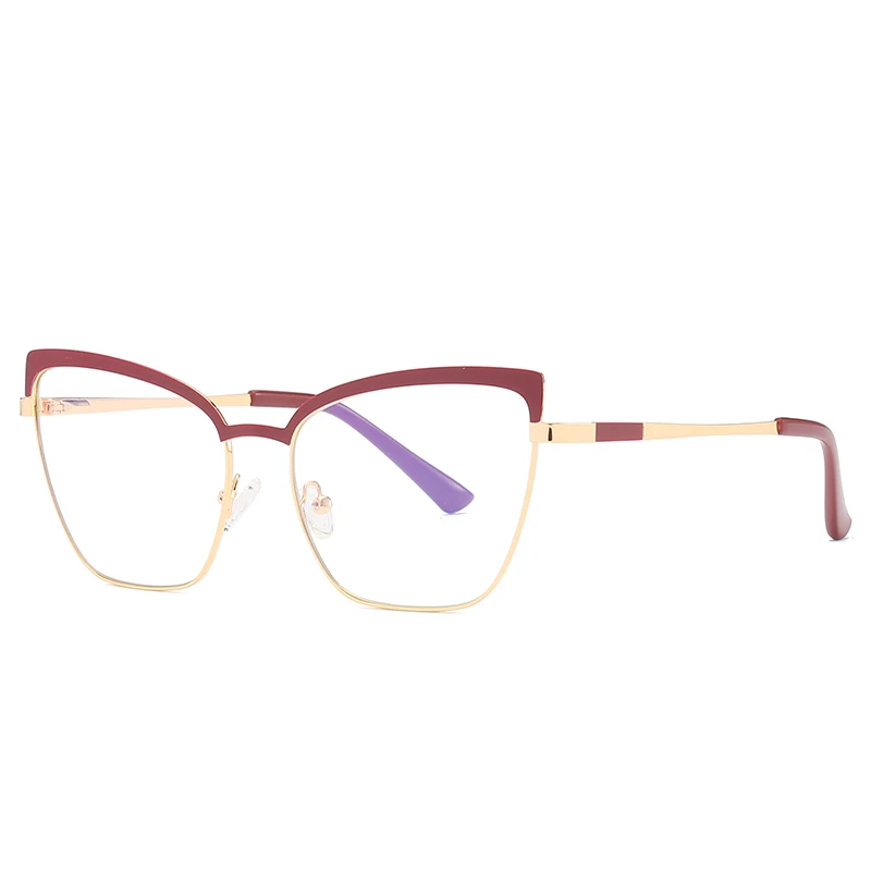 Wholesale Glasses Frames Optical Fashion Blue Light Blocking Eyeglasses Logo Custom Myopia Glasses Eyewear Metal Optical Frame
Wholesale Glasses Frames Optical Fashion Blue Light Blocking Eyeglasses Logo Custom Myopia Glasses Eyewear Metal Optical Frame