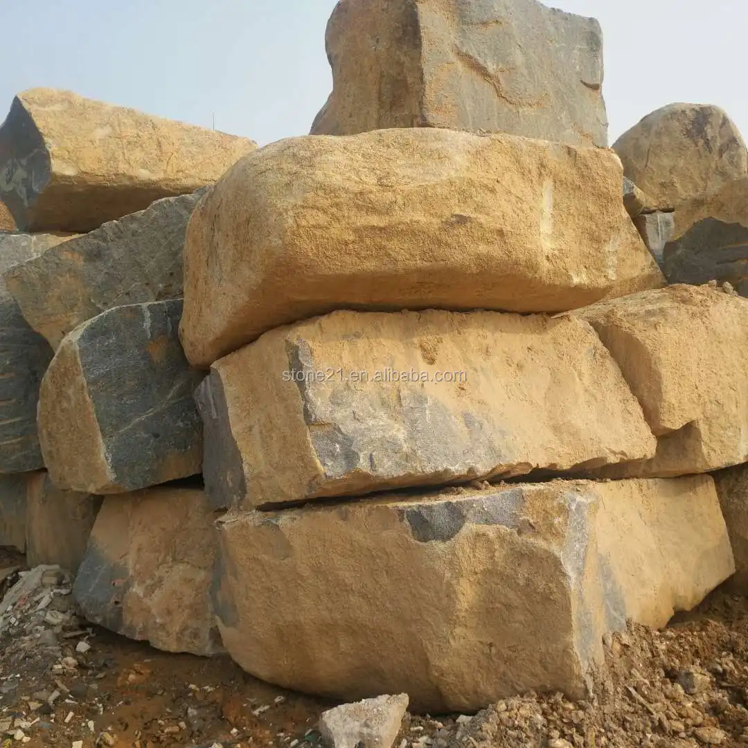 high quality raw stone blocks