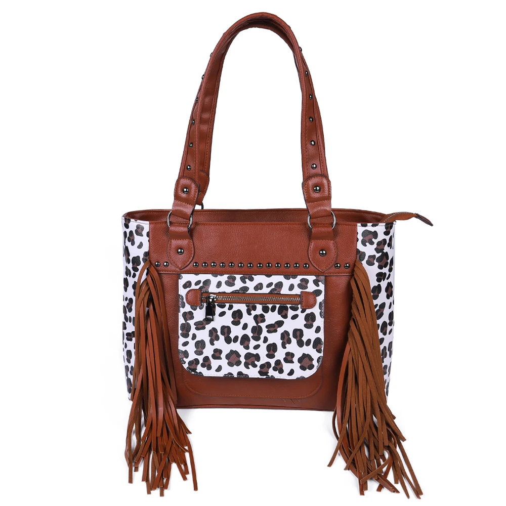Hot-sale Concealed Handgun Tote Bag PU Animals Print With Tassel Lady Carry Fringe Purse Support Customization, As the picture
Hot-sale Concealed Handgun Tote Bag PU Animals Print With Tassel Lady Carry Fringe Purse Support Customization, As the picture