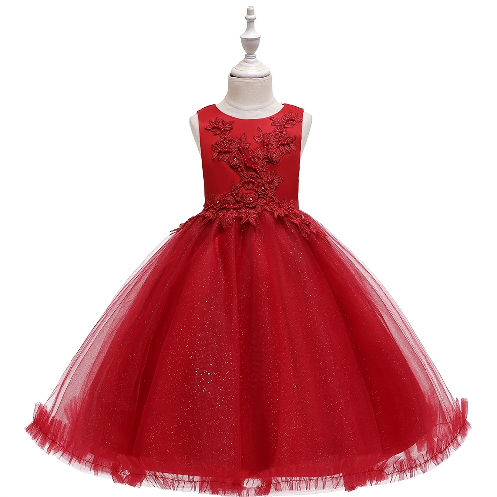 Children's long dress girl fluffy net yarn girls birthday dress Crew neck sleeveless temperament dresses children
Children's long dress girl fluffy net yarn girls birthday dress Crew neck sleeveless temperament dresses children