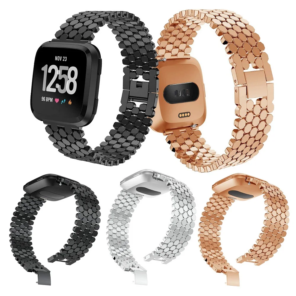 Metal Luxury Wrist Band For Fitbit Versa Alloy Fish Scale Jewelry Buckle Replacement Watch Strap For Fitbit Versa 2/Lite, 3 colors
Metal Luxury Wrist Band For Fitbit Versa Alloy Fish Scale Jewelry Buckle Replacement Watch Strap For Fitbit Versa 2/Lite, 3 colors