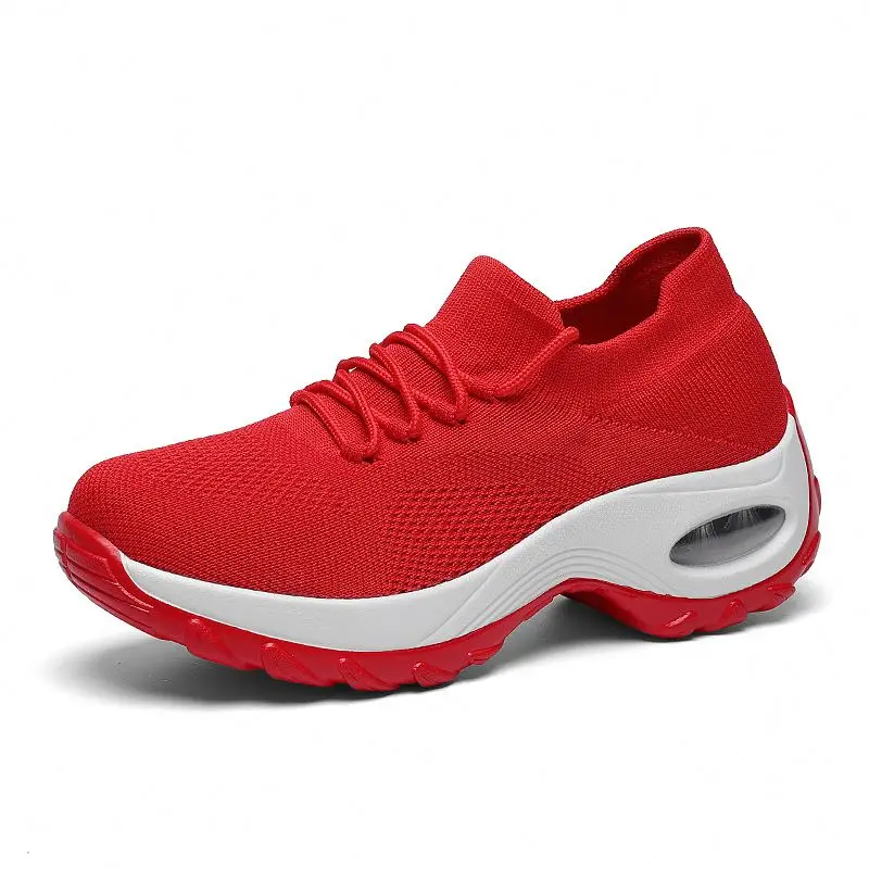 Tennis Shoes For Women Flying Woven Breathable Sneakers Woman Sports Wedges Comfortable Platform Sneakers Women Zapatos De Mujer
Tennis Shoes For Women Flying Woven Breathable Sneakers Woman Sports Wedges Comfortable Platform Sneakers Women Zapatos De Mujer