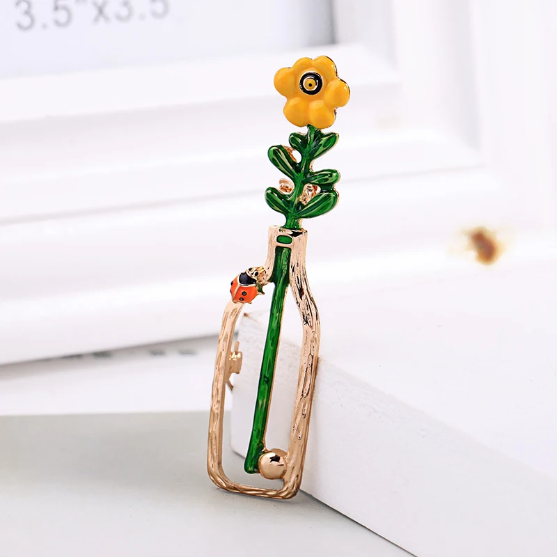 kissme Two-type Unique Multicolored Enamel Flowers Evil Eyes Brooch&Barrettes For Women Gifts French Vase Brooch
kissme Two-type Unique Multicolored Enamel Flowers Evil Eyes Brooch&Barrettes For Women Gifts French Vase Brooch