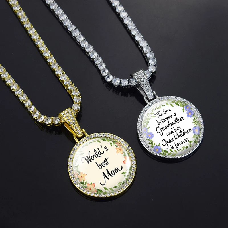 Mothers Day Gifts mom amd Grandmother love letters Rhinestone Tennis jewelry Necklace wholesale
Mothers Day Gifts mom amd Grandmother love letters Rhinestone Tennis jewelry Necklace wholesale