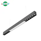 Aluminum LED Linear Light suspended and surface for Office home lighting