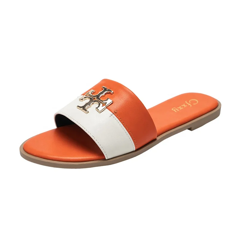 Fashion trends hot selling personalized rivet metal decoration footwear summer new design popular girls ladies slides slipper
Fashion trends hot selling personalized rivet metal decoration footwear summer new design popular girls ladies slides slipper