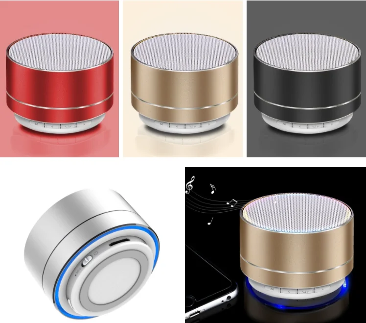 Factory price bluetooth speaker Wireless Mini Portable Speaker with led light - ANKUX.COM
