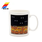 2020 DIY smiley face color changing customized birthday gift coffee mug