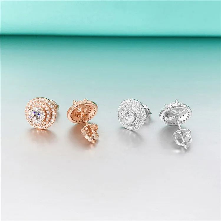 2021 new men's and women's hip hop vvss925 Sterling Silver Earrings with Mossan custom gold plated Earrings, Picture shows
2021 new men's and women's hip hop vvss925 Sterling Silver Earrings with Mossan custom gold plated Earrings, Picture shows