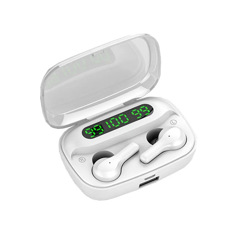 R3 headphone BT V5.0 Music Sport stereo In-Ear Waterproof Wireless earbud Mini BT tws r3 earphone with digital display
R3 headphone BT V5.0 Music Sport stereo In-Ear Waterproof Wireless earbud Mini BT tws r3 earphone with digital display
