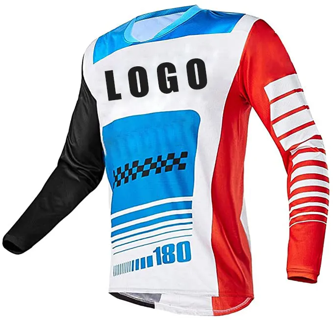 Custom Printing Sublimated Long Sleeves Motocross Downhill Jersey Breathable Men's Racing Motorcycle Jersey Wear, Customized color
Custom Printing Sublimated Long Sleeves Motocross Downhill Jersey Breathable Men's Racing Motorcycle Jersey Wear, Customized color