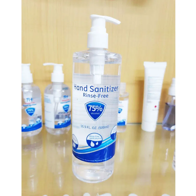 Rinse Free Hand Sanitizer gel 500ml with custom label by Rainhome Manufacturer disinfectants in stock OEM and ODM accepted
Rinse Free Hand Sanitizer gel 500ml with custom label by Rainhome Manufacturer disinfectants in stock OEM and ODM accepted