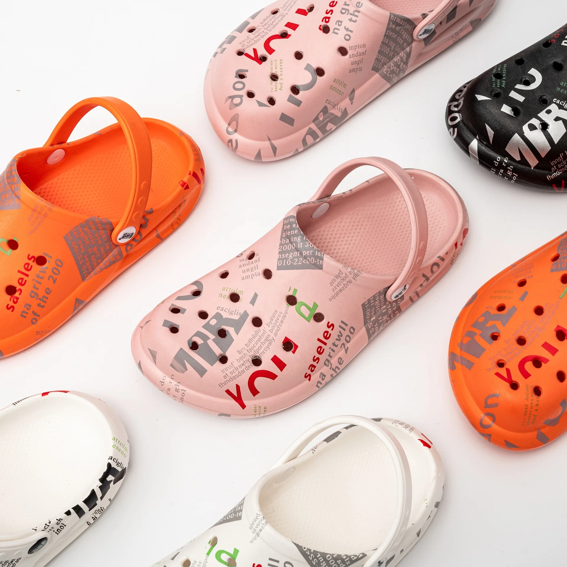 Summer Beach Fashion Garden Clogs Non-slip Waterproof Wear Resistant Non Slip Lightweight Bathroom Solid Color Shoes, White / black / pink / orange
Summer Beach Fashion Garden Clogs Non-slip Waterproof Wear Resistant Non Slip Lightweight Bathroom Solid Color Shoes, White / black / pink / orange