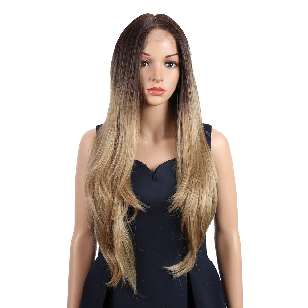 Sleek Swiss U Middle Part High Temperature Ombre Blond 31' Long Natural Hairline Body Wave Synthetic Lace Front Wig For Women, Picture
Sleek Swiss U Middle Part High Temperature Ombre Blond 31' Long Natural Hairline Body Wave Synthetic Lace Front Wig For Women, Picture