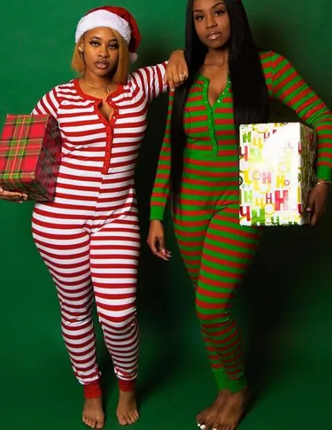 2021 Top Selling Women Long Sleeve Design Striped Christmas Pajamas Sets Custom Print Adult Onesie, Picture shows
2021 Top Selling Women Long Sleeve Design Striped Christmas Pajamas Sets Custom Print Adult Onesie, Picture shows