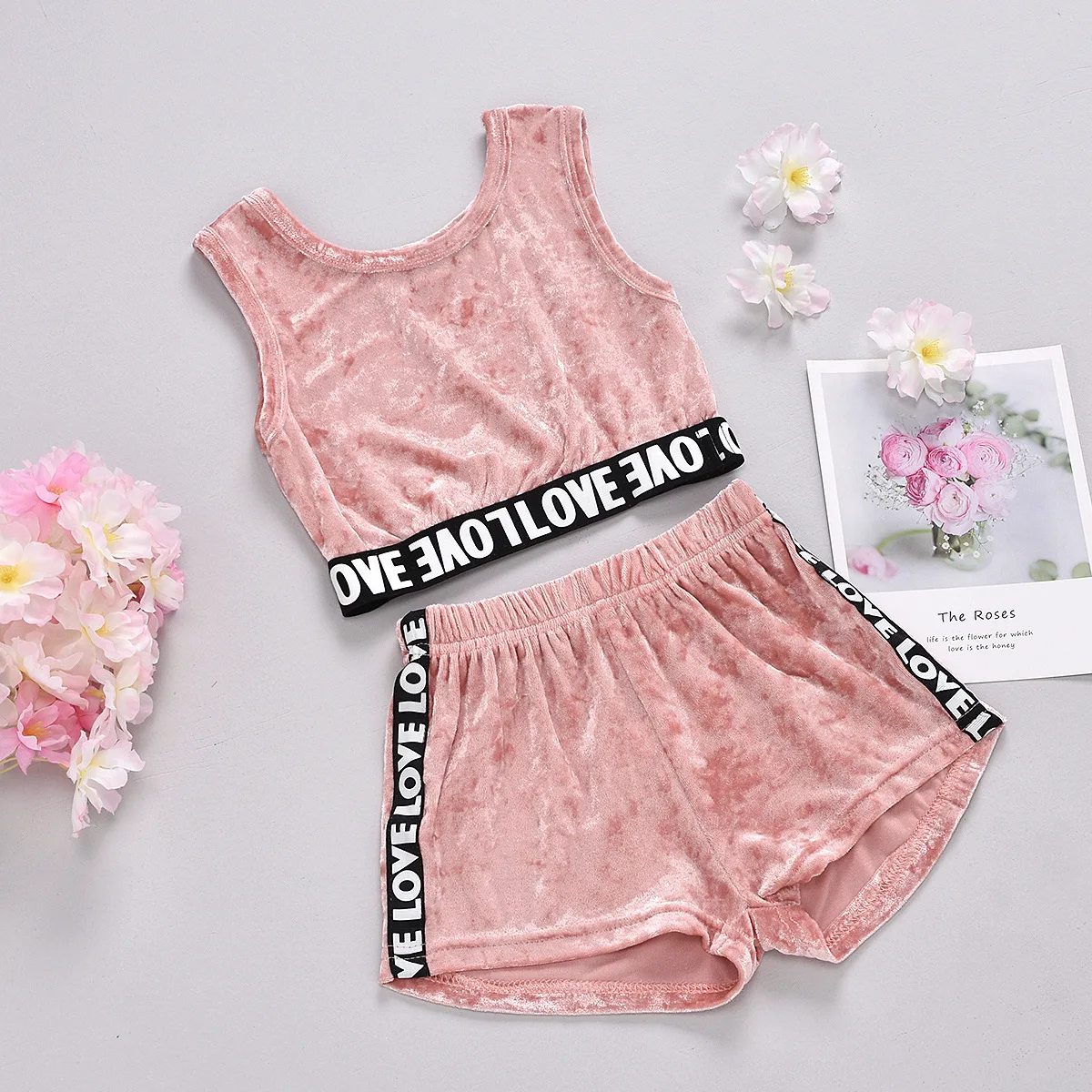 Kids Boutique Clothes Solid Wholesale Velvet sleeveless shirts Pants suits Baby Outfits toddler Girls summer Clothes Sets
Kids Boutique Clothes Solid Wholesale Velvet sleeveless shirts Pants suits Baby Outfits toddler Girls summer Clothes Sets