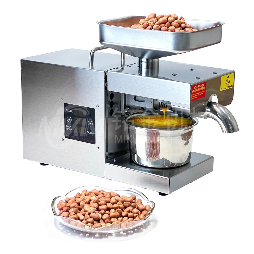 Oil Press Machine Stainless Steel Mini Oil Presser Peanut Machine Oil Press Machine
Oil Press Machine Stainless Steel Mini Oil Presser Peanut Machine Oil Press Machine