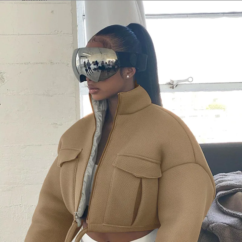 Fashion Loose Short Crop Jacket Women's Outfit Winter Coat Clothes 2020 Tops Coats, Picture showed
Fashion Loose Short Crop Jacket Women's Outfit Winter Coat Clothes 2020 Tops Coats, Picture showed