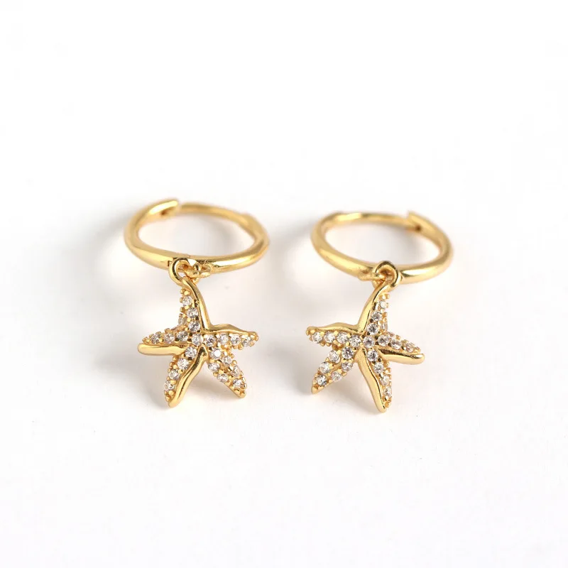 INS 2020 Wholesale Latest Trendy Charm Fashion Design For Women Girls Jewelry diamond starfish Shaped Gold Hoop Earrings, Gold,silver
INS 2020 Wholesale Latest Trendy Charm Fashion Design For Women Girls Jewelry diamond starfish Shaped Gold Hoop Earrings, Gold,silver
