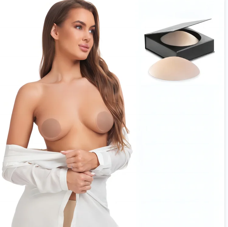 Round Waterproof Silicone Women Nipple Covers Box Silicone Self-adhesive Nipple Covers Invisible
Round Waterproof Silicone Women Nipple Covers Box Silicone Self-adhesive Nipple Covers Invisible