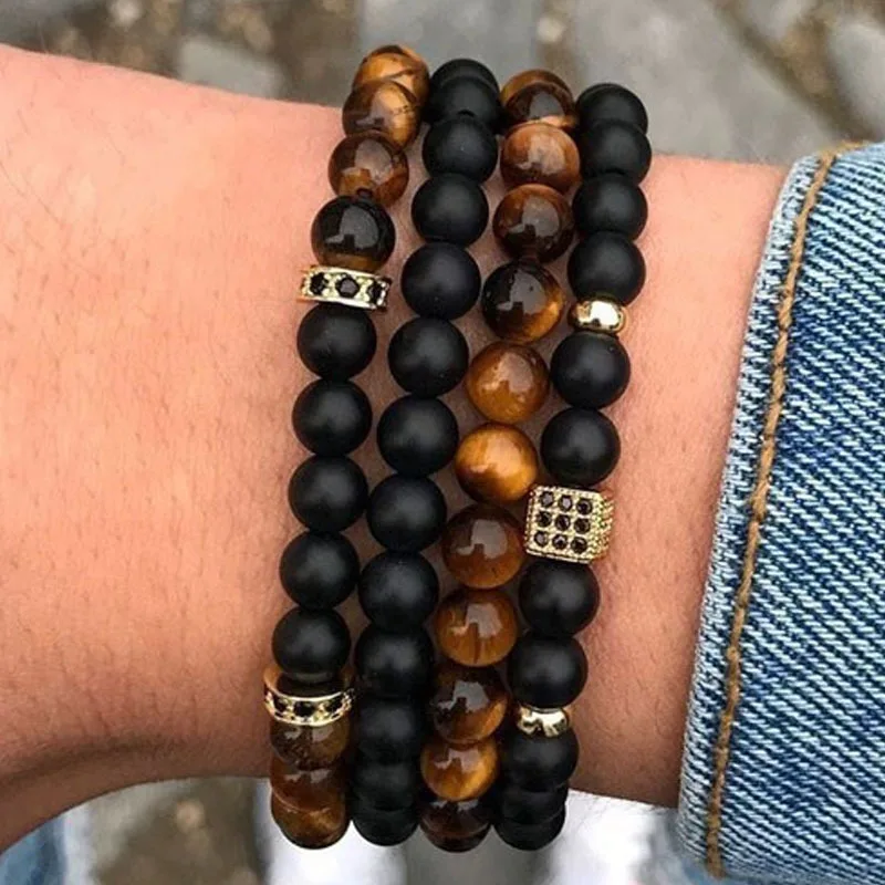 Men jewelry Hot Selling CZ Mirco Pave Ball Lion Charm Beads Elastic Bracelet Set, As pic
Men jewelry Hot Selling CZ Mirco Pave Ball Lion Charm Beads Elastic Bracelet Set, As pic