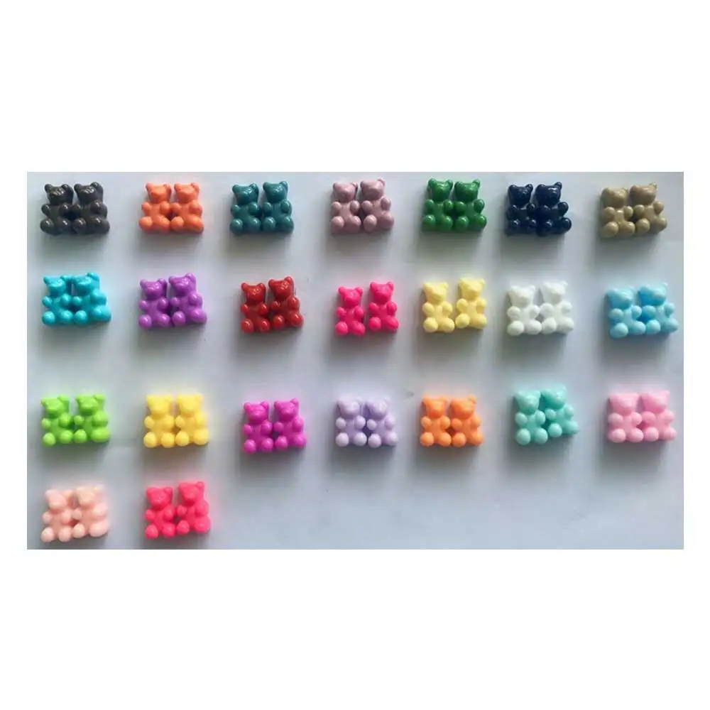 Cute Resin Opaque Colorful Simulation Gummy Bear Sweet Candy Flat Back Cabochon For Kids D I Y Jewelry Craft Decoration
Cute Resin Opaque Colorful Simulation Gummy Bear Sweet Candy Flat Back Cabochon For Kids D I Y Jewelry Craft Decoration