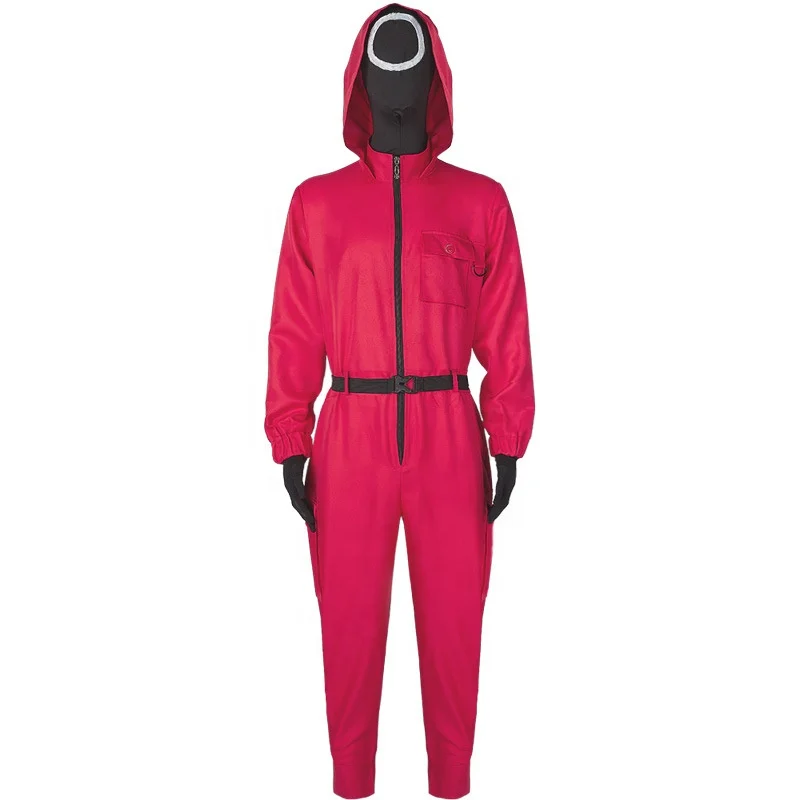 RTS Cosplay Squid Game Costume Korean TV Red Squid Game Jumpsuit Unisex Children Adults Squid Game Rompers
RTS Cosplay Squid Game Costume Korean TV Red Squid Game Jumpsuit Unisex Children Adults Squid Game Rompers