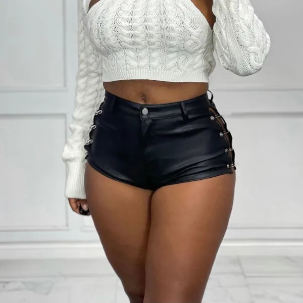 X04792C PU Sexy Summer Mini Shorts Women Skinny Elastic Pocket Solid 2022 Fashion Wild Streetwear Party Daily Simple Bottoms, White
X04792C PU Sexy Summer Mini Shorts Women Skinny Elastic Pocket Solid 2022 Fashion Wild Streetwear Party Daily Simple Bottoms, White