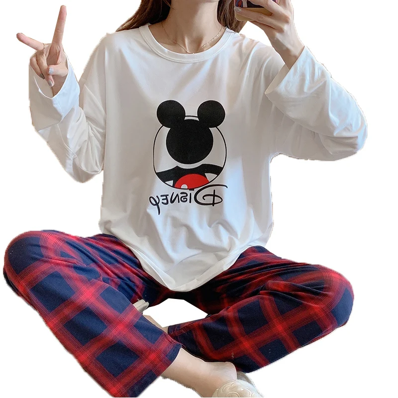 Wholesale women's pajamas can go out long sleeve suit round neck Pullover pajamas leisure home wear can be worn out, Picture shows
Wholesale women's pajamas can go out long sleeve suit round neck Pullover pajamas leisure home wear can be worn out, Picture shows