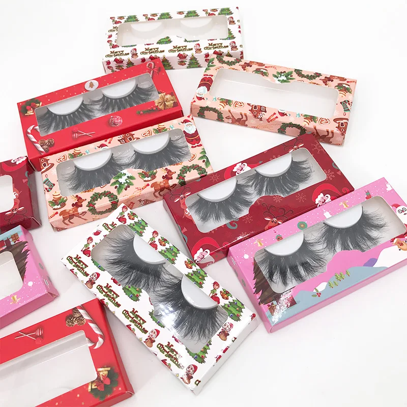 New Christmas Lash Box 3D Mink Eyelashes Packaging Boxes Custom Logo Empty Lashes Paper Box, Natural black
New Christmas Lash Box 3D Mink Eyelashes Packaging Boxes Custom Logo Empty Lashes Paper Box, Natural black