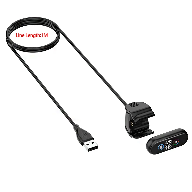 New Arrival 1m Charger Mi Band 5 6 Replacement Clip USB Fast Charger Cable For Xiaomi Mi Band 5 6, As show
New Arrival 1m Charger Mi Band 5 6 Replacement Clip USB Fast Charger Cable For Xiaomi Mi Band 5 6, As show