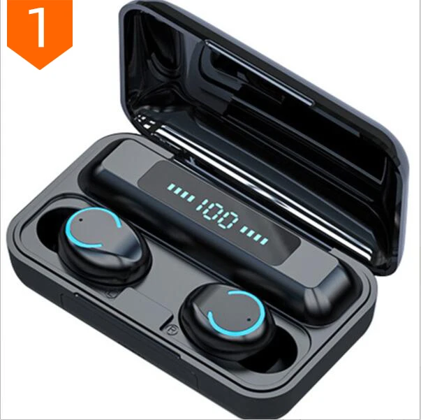 F9-9 TWS BT5.0 Mini Earphone With Power Bank Touch Control Headphone Noise Cancelling In-ear Wireless Earphone Earbuds F9
F9-9 TWS BT5.0 Mini Earphone With Power Bank Touch Control Headphone Noise Cancelling In-ear Wireless Earphone Earbuds F9