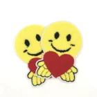 New Design Sew-On Cute Embroidery Appliqued Chenille Patches Cotton Fabric T shirt Embroidery Patch