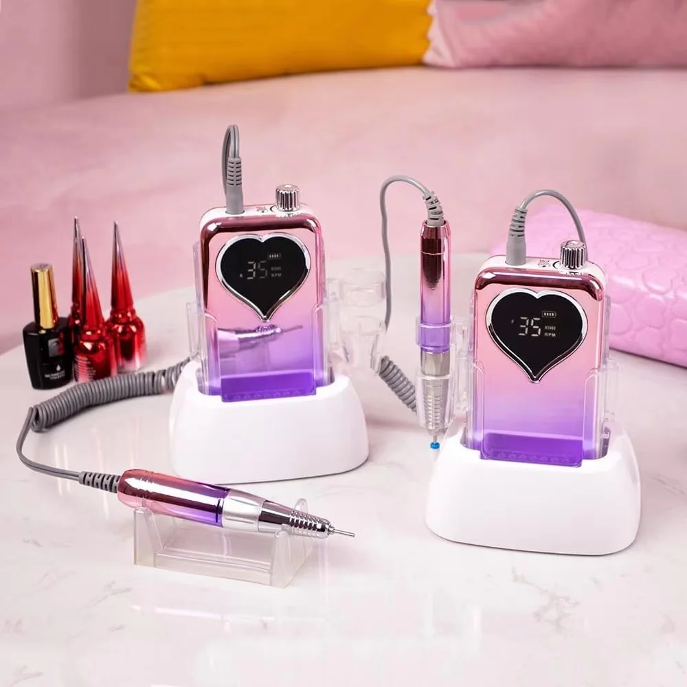 Portable Mobile Professional Nail Drill Rechargeable Cordless Efile Electric Nail File Machine Manicure Supplier, Customer required
Portable Mobile Professional Nail Drill Rechargeable Cordless Efile Electric Nail File Machine Manicure Supplier, Customer required