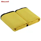 Large Microfiber Waffle Weave Cleaning Dusting Polishing Towel For Hair Bathing Car Cleaning