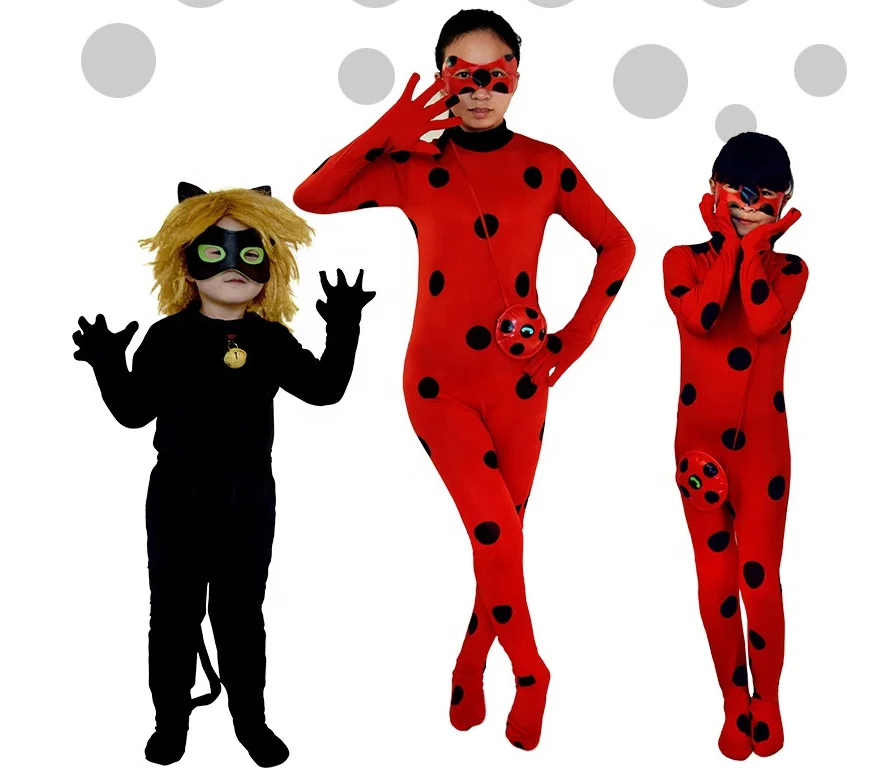 Anime Marinette Ladybug Costumes Hot Sales Halloween Christmas Party Children Cosplay Suits Eye Mask
Anime Marinette Ladybug Costumes Hot Sales Halloween Christmas Party Children Cosplay Suits Eye Mask