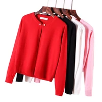 

Spring Autumn Fashion Ladies Cardigan Casual Crochet Knitted Tops Long Sleeve Thin Cheap Price Sweater Cardigans