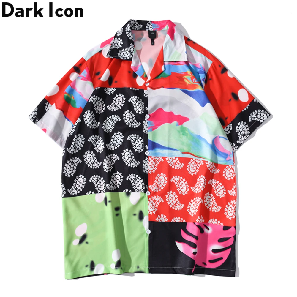Patchwork Men's Shirt Vintage Street Shirts Men Thin Material Shirt Man Summer Tops, Custom color
Patchwork Men's Shirt Vintage Street Shirts Men Thin Material Shirt Man Summer Tops, Custom color