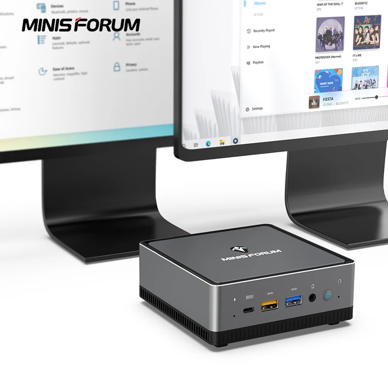 Minisforum UM250 Barebone Mini PC AMD Ryzen Embedded V1605B 4C/8T Windows 10 Pro Desktop PC Mini Computer DDR4 16GB RAM HDMI/DP
Minisforum UM250 Barebone Mini PC AMD Ryzen Embedded V1605B 4C/8T Windows 10 Pro Desktop PC Mini Computer DDR4 16GB RAM HDMI/DP