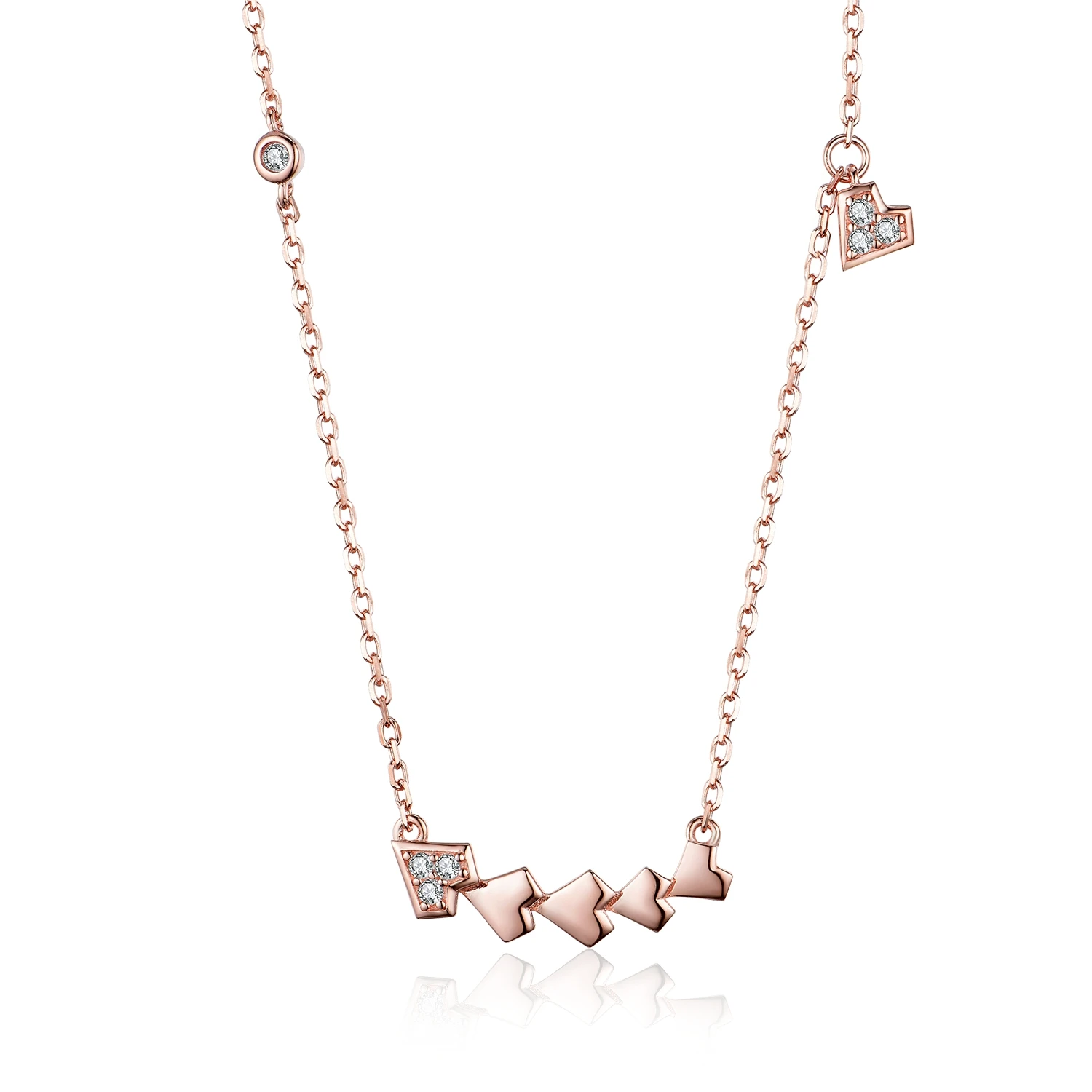 Joacii 925 Sterling Silver Zircon Gold Heart Archery Arrow Necklace With Gioielleria, White/rose gold
Joacii 925 Sterling Silver Zircon Gold Heart Archery Arrow Necklace With Gioielleria, White/rose gold